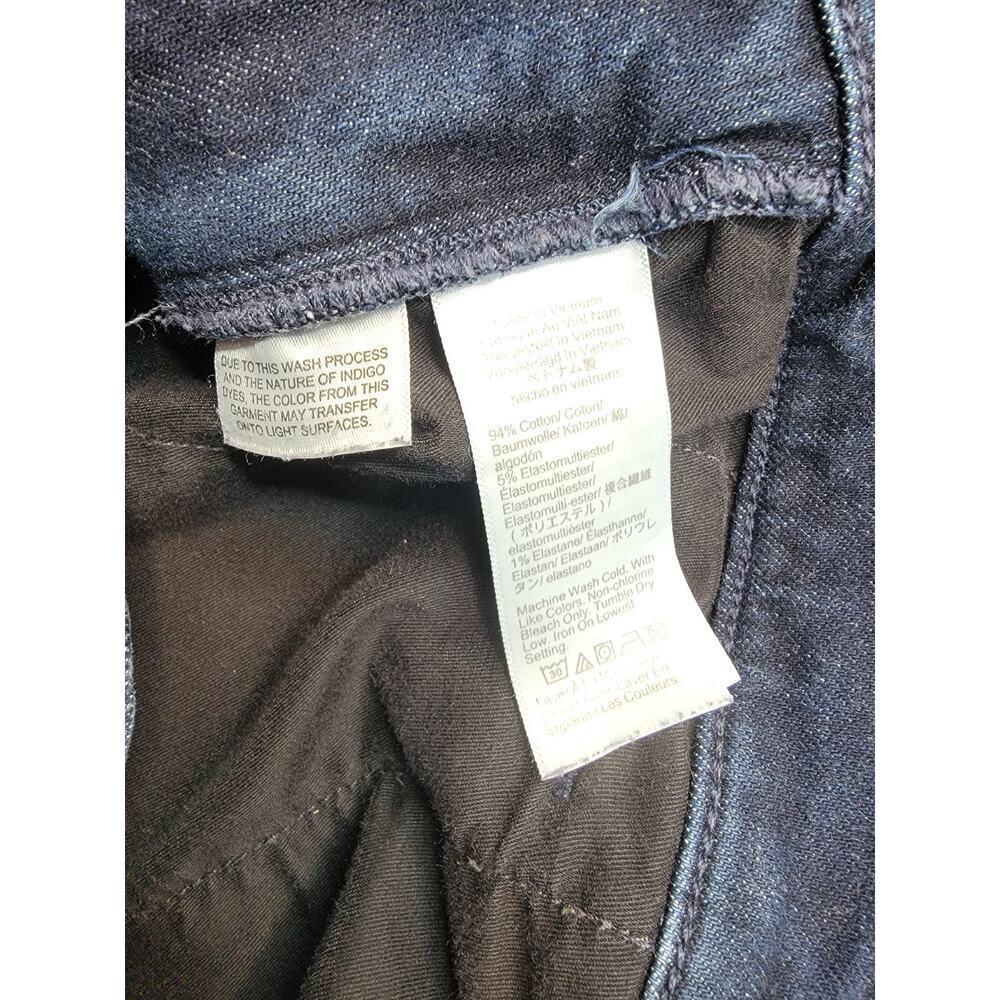 J Crew Jeans Womens Sz 31 Dark Wach Denim Trouser In Signature Stretch BU834 - Picture 5 of 8